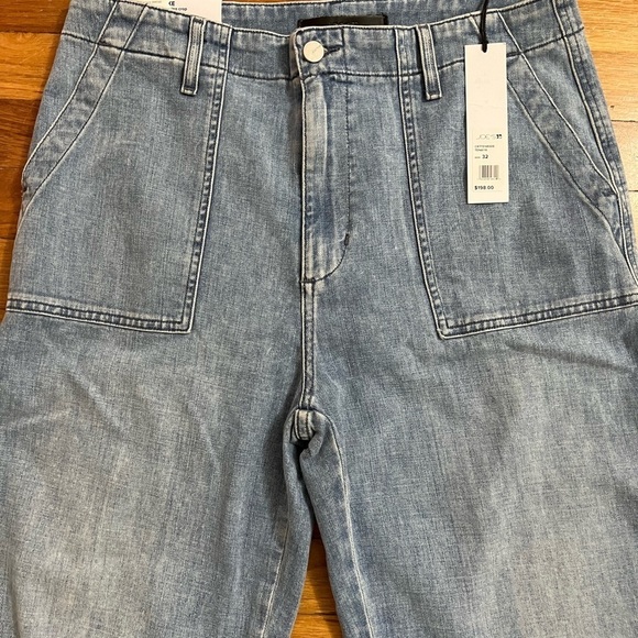 Joe's Jeans Womens mom Jeans Blue Size 32 High-Rise Wide-Leg Stretch $198 357 - Picture 10 of 11